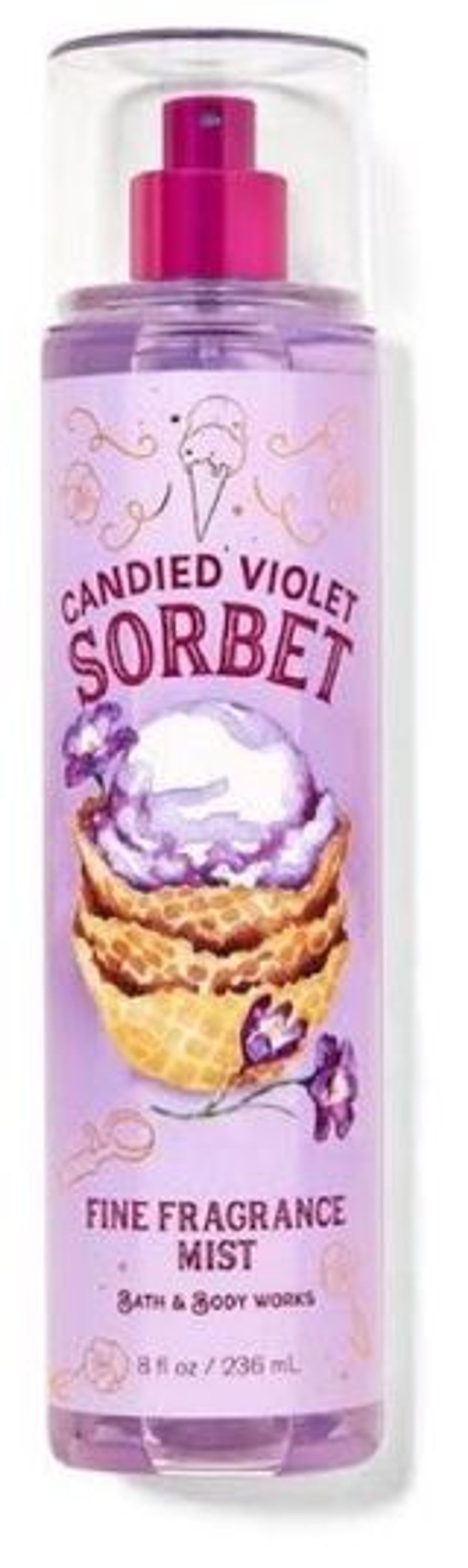 Candied Violet Sorbet