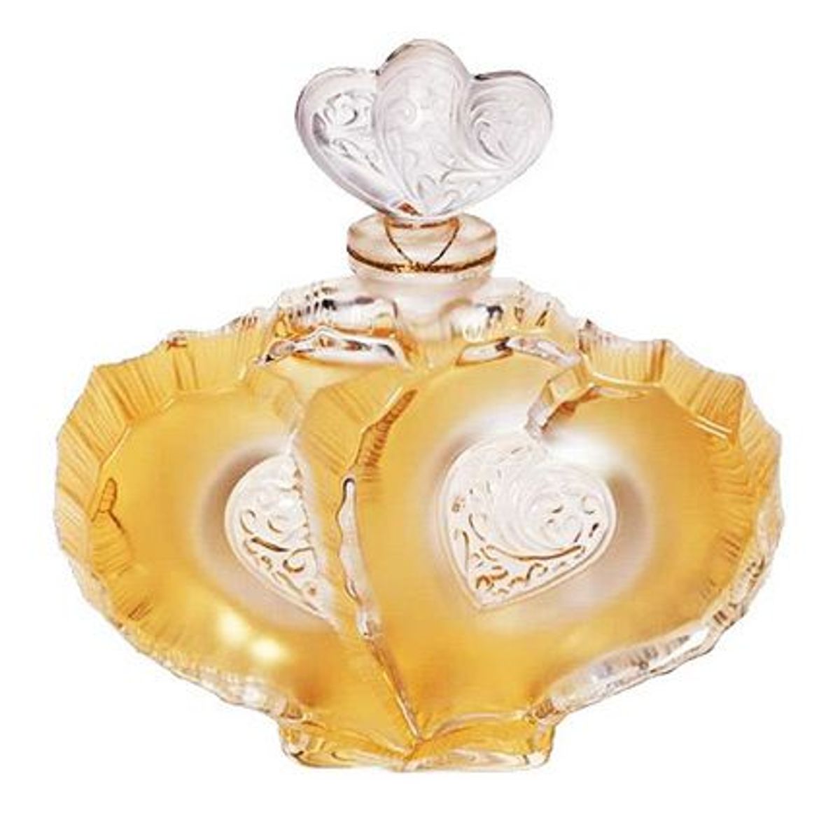 Lalique de Lalique Deux Coeurs Crystal Flacon