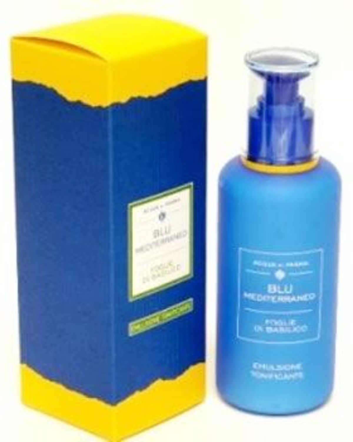 Blu Mediterraneo Foglie di Basilico