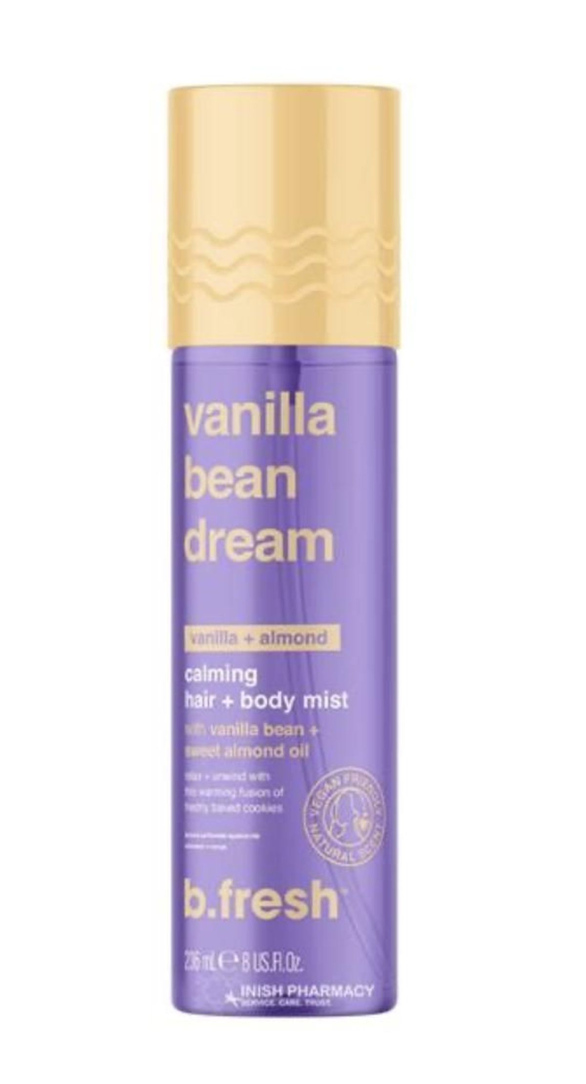 vanilla bean dream calming hair + body mist