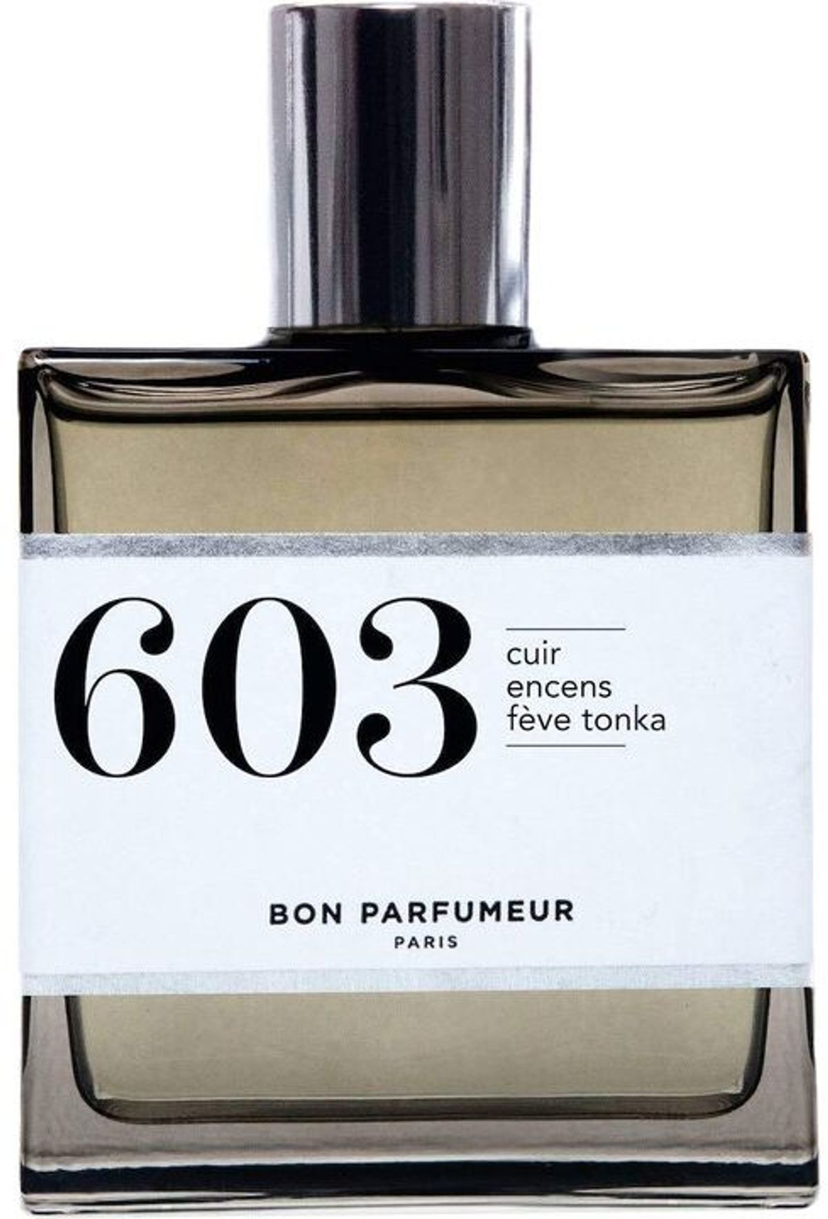 603 cuir, encens, fève tonka