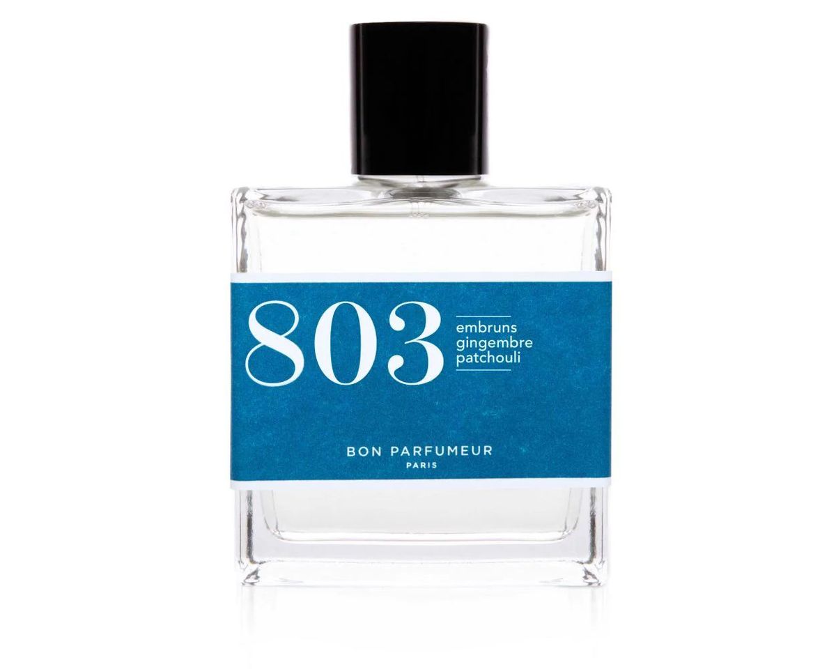 803 sea spray, ginger, patchouli