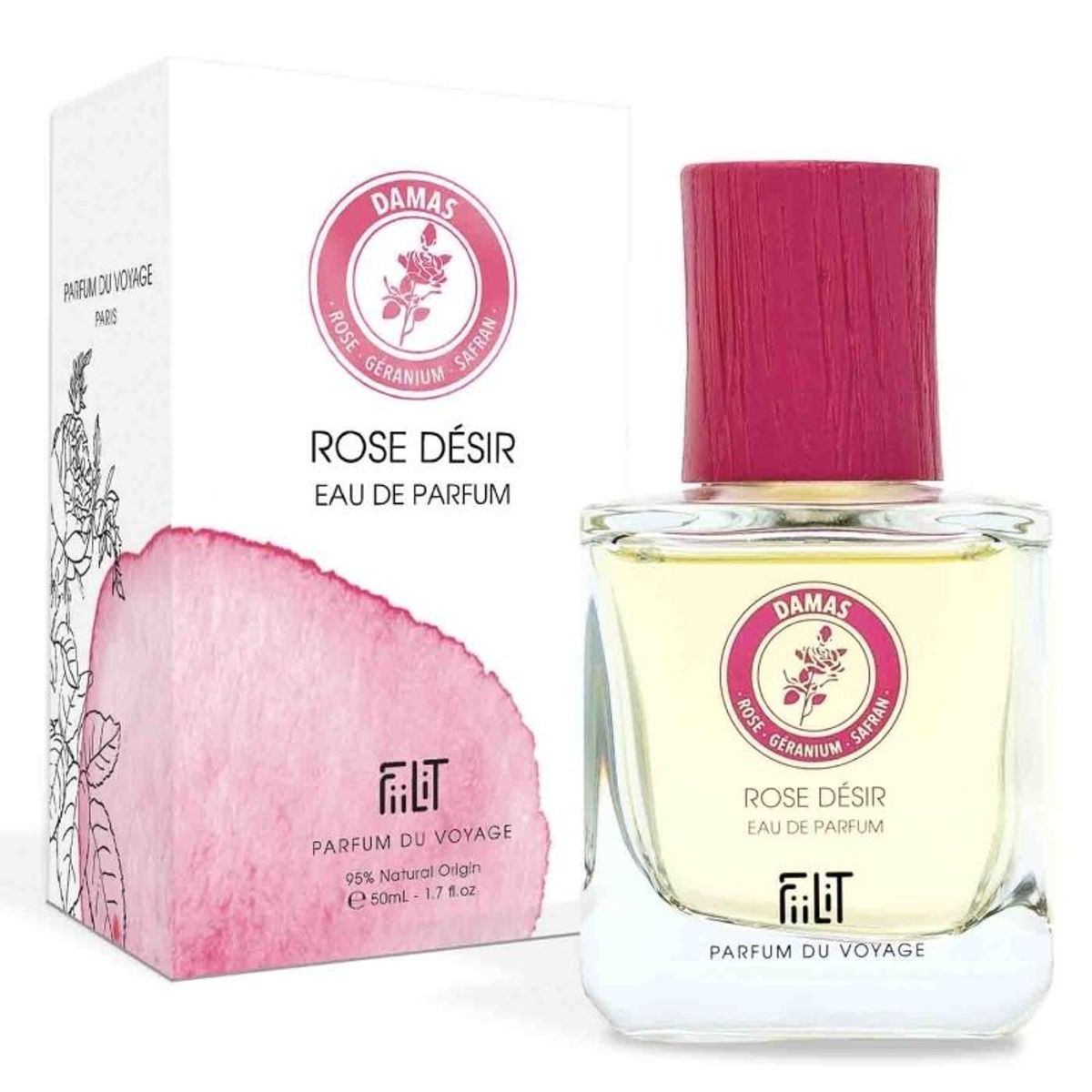 Rose Désir - Damas