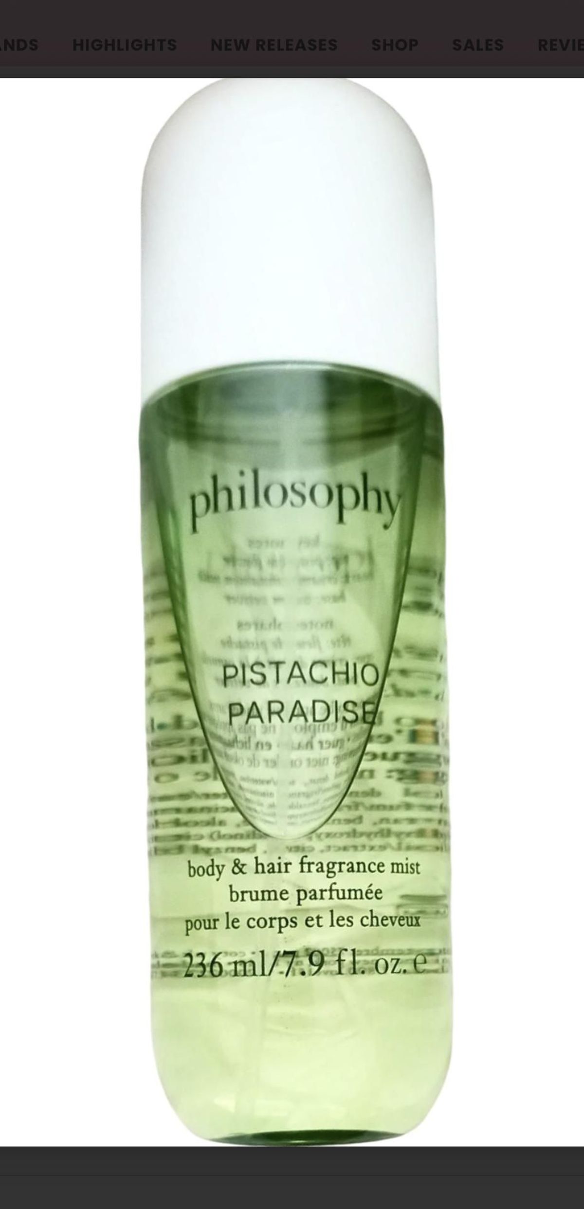 Pistachio Paradise Mist