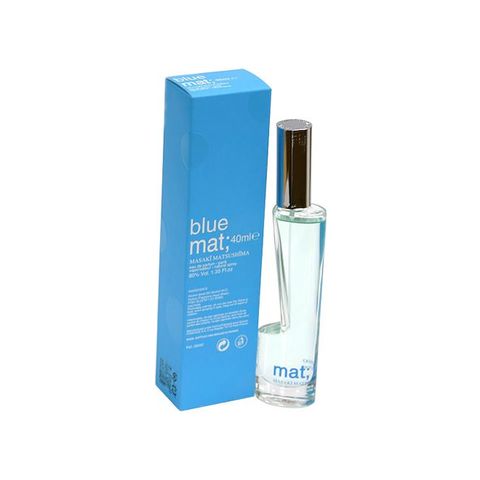 mat; blue
