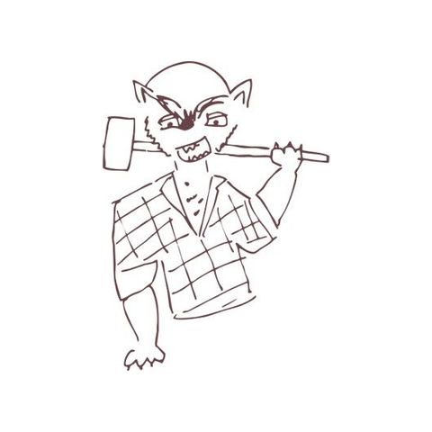 Werewolf Lumberjack