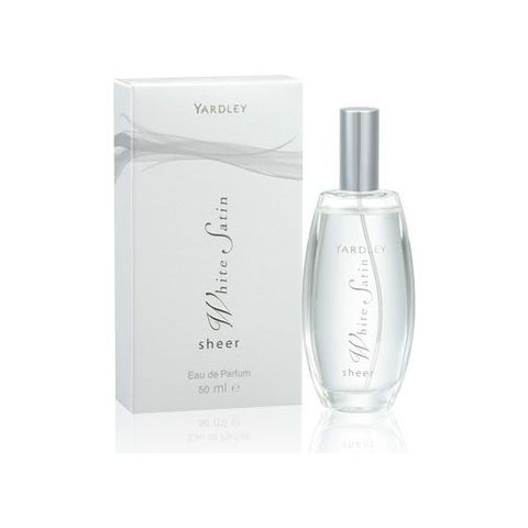Sheer White Satin