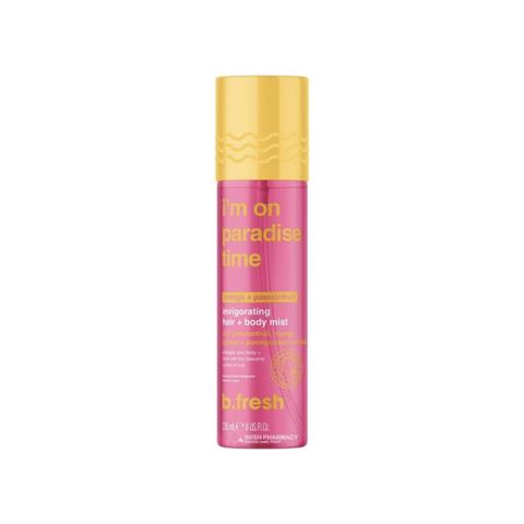 i'm on paradise time invigorating hair + body mist