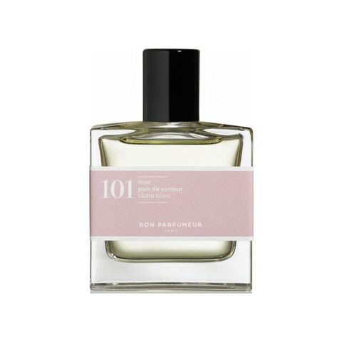 101 rose, sweet pea, white cedar