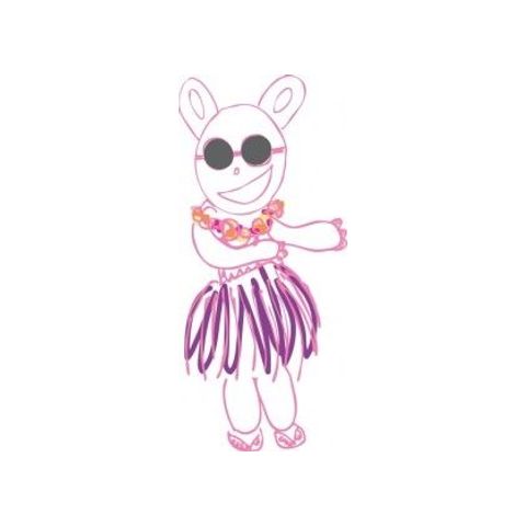 Little Miss Panda Gets Lei’d